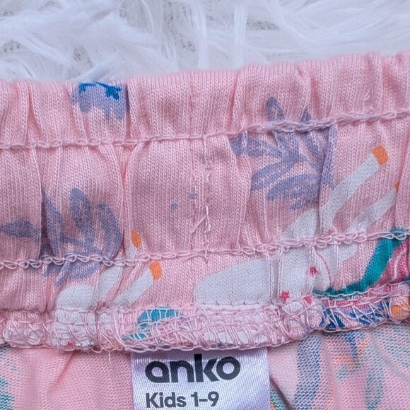 ANKO's Enchanting Playful Summer Unicorn Pink Drawstring Shorts for Girls NWOT - Picture 8 of 9